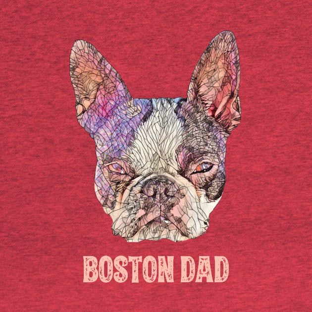 Boston Dad Boston Bull Terrier by DoggyStyles